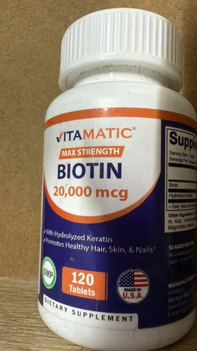 Biotin 20mg